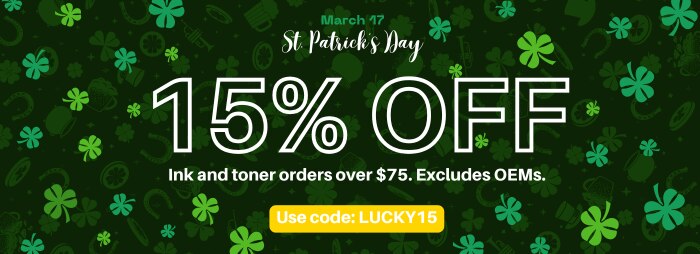 Get 15% now.